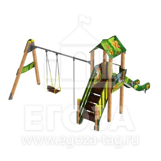 Изображение Игровой комплекс «Волшебный лес» 0173