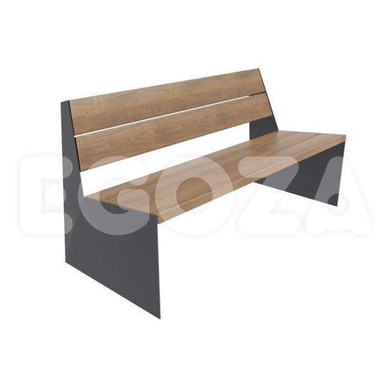 Изображение Скамья со спинкой 5557